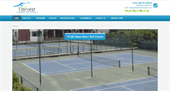 Desktop Screenshot of harvesttennisacademy.com